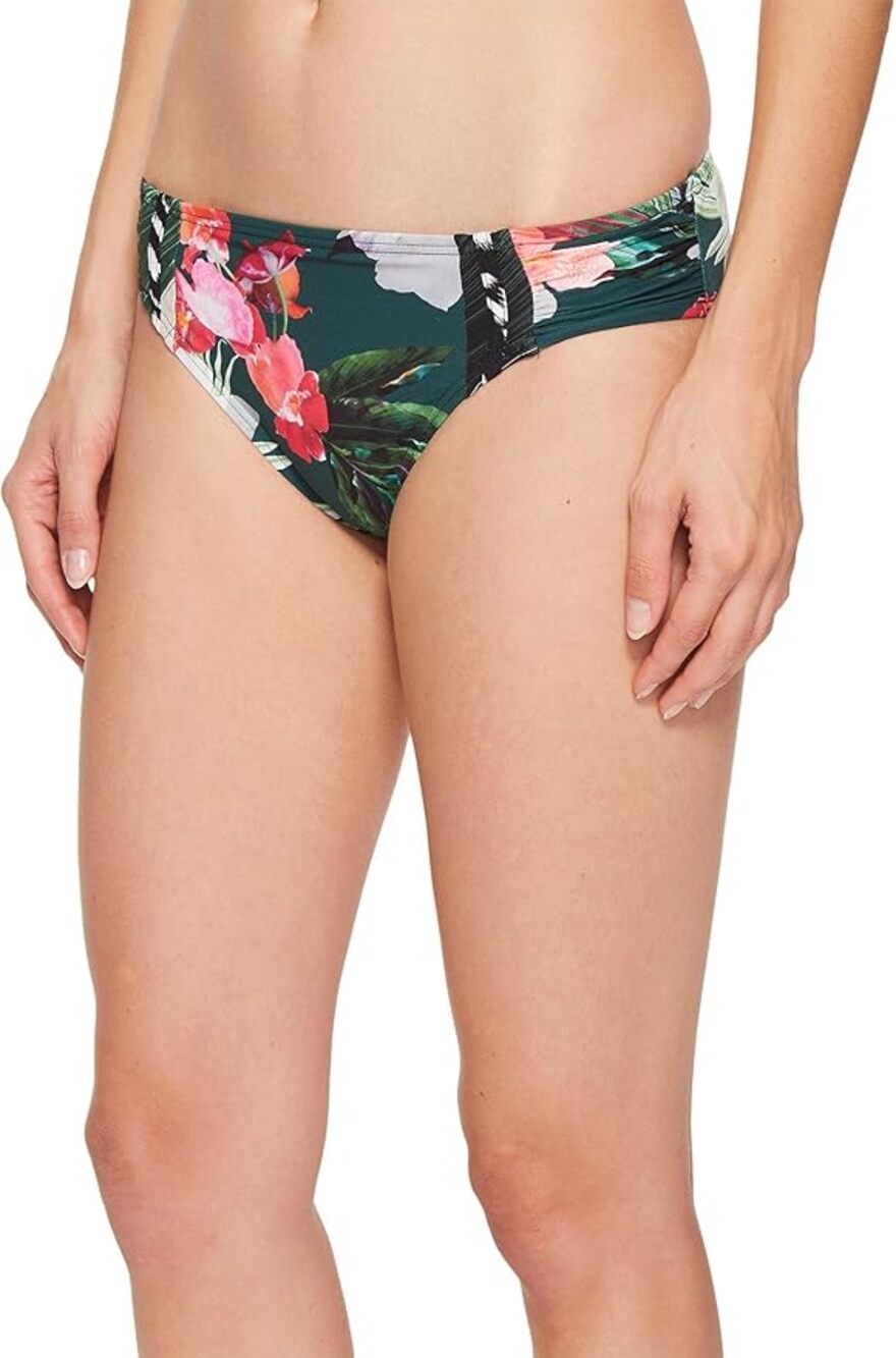 La Blanca Women's Standard Side Shirred Hipster Swimsuit Bottom sz-4